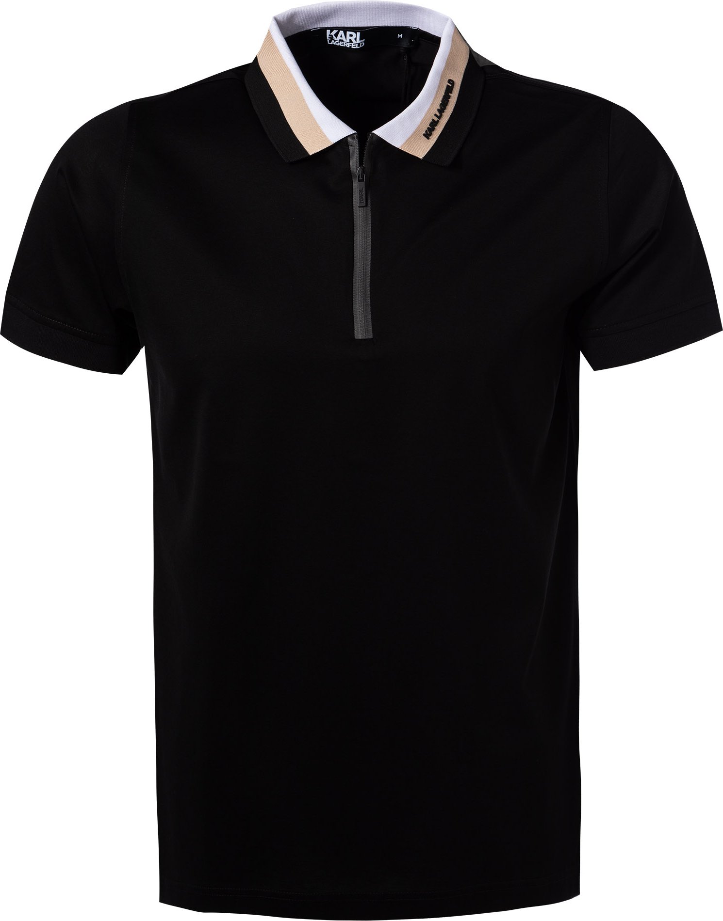 Thumbnail - KARL LAGERFELD Herren Polo-Shirt schwarz