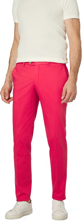 Thumbnail - HILTL Herren Hose rot Slim Fit