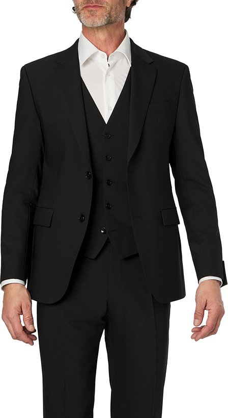 Strellson Herren Sakko schwarz Slim Fit