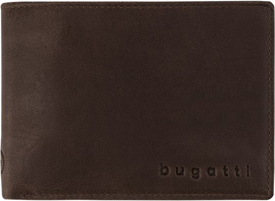 bugatti Herren Geldbörse braun Leder