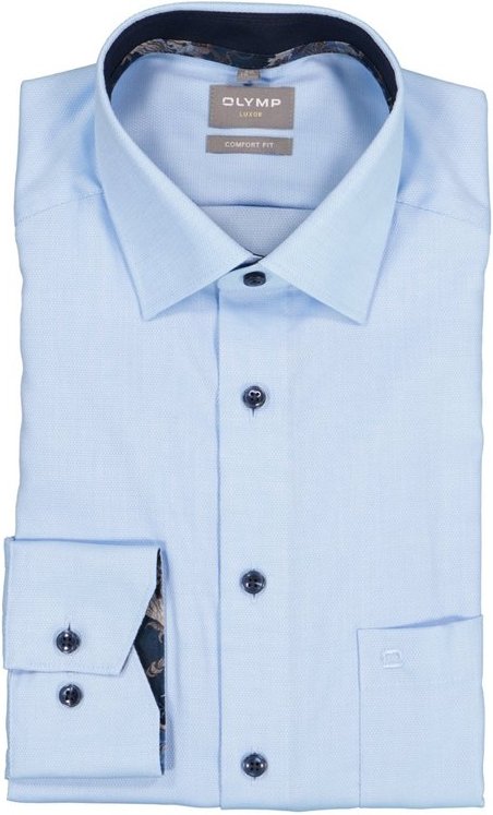 Thumbnail - OLYMP Herren Hemd blau Comfort Fit