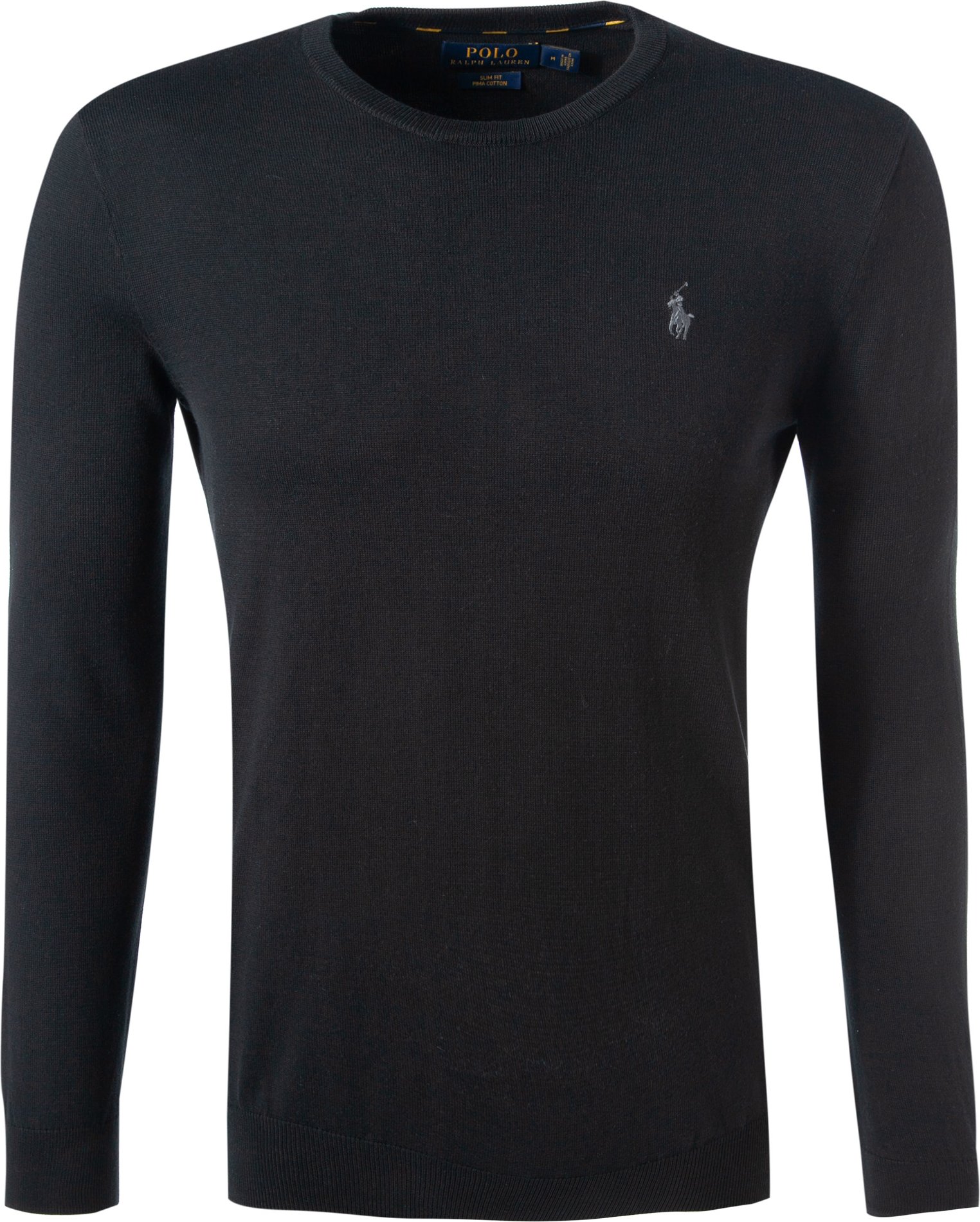 Thumbnail - Polo Ralph Lauren Herren Pullover schwarz unifarben Slim Fit