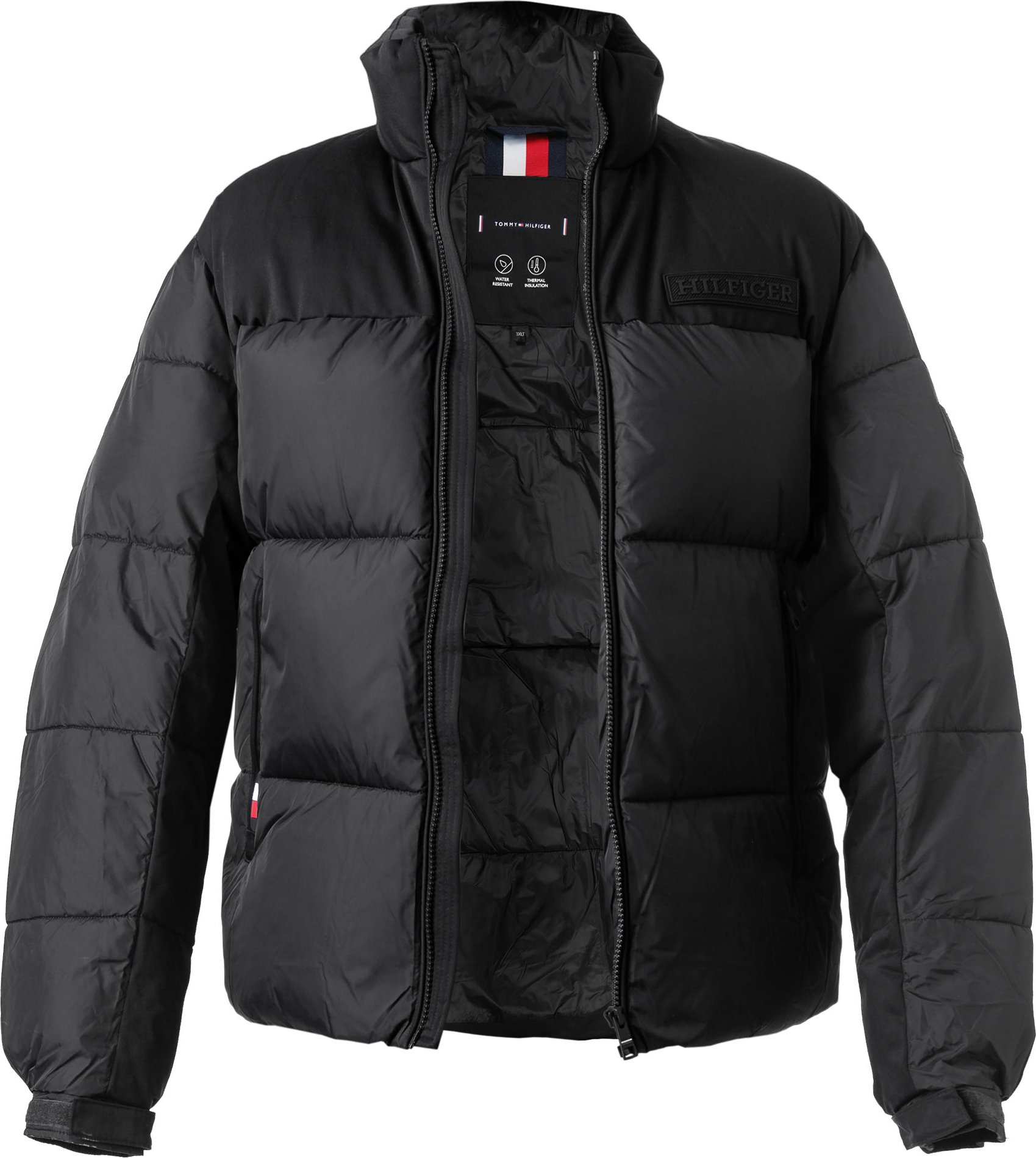Thumbnail - Tommy Hilfiger Herren Steppjacke schwarz unifarben