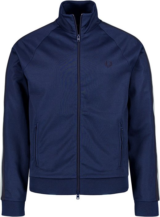Thumbnail - Fred Perry Herren Sweatjacke blau unifarben