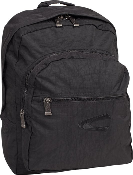 camel active Herren Rucksack schwarz Mikrofaser/Nylon