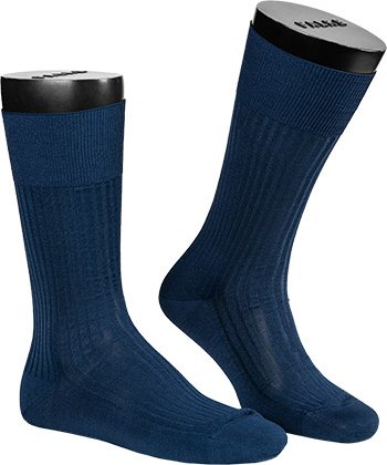 Thumbnail - Falke Herren Socken blau Baumwolle & Mix unifarben