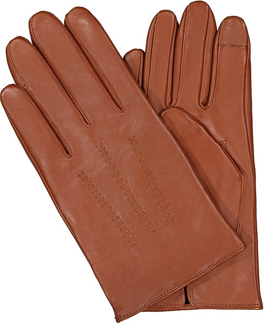 Thumbnail - BOSS Black Herren Handschuhe braun Lammleder