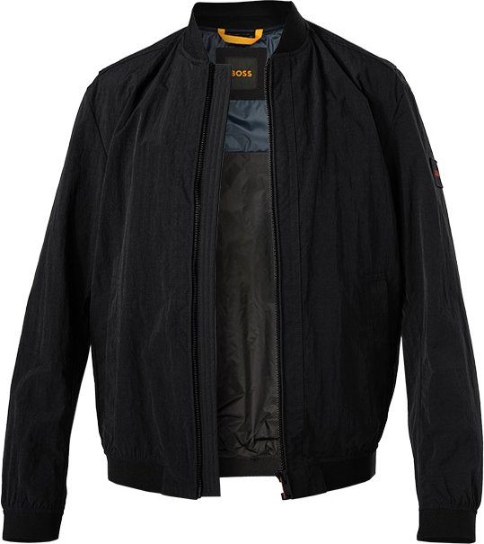 Thumbnail - BOSS Orange Herren Jacke schwarz unifarben