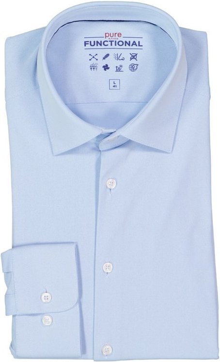 PURE Herren Hemd blau
