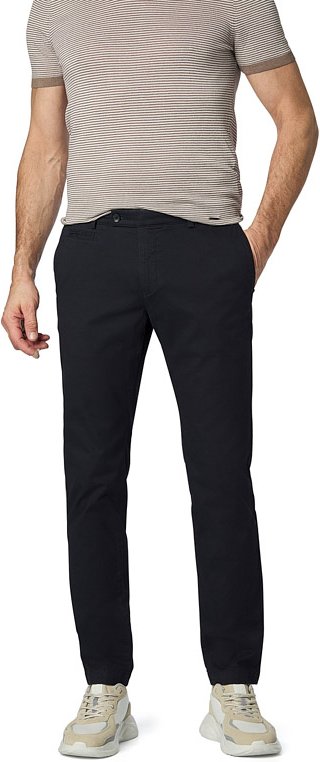 bugatti Herren Hose blau meliert