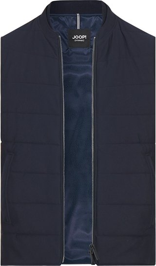JOOP! Herren Steppweste blau unifarben