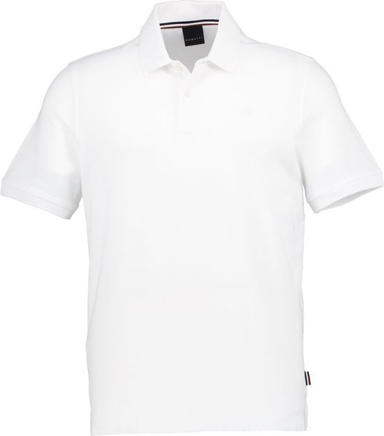 Thumbnail - bugatti Herren Polo-Shirts weiß