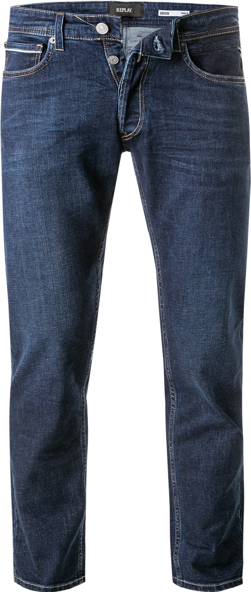 Thumbnail - Replay Herren Jeans blau Straight Fit