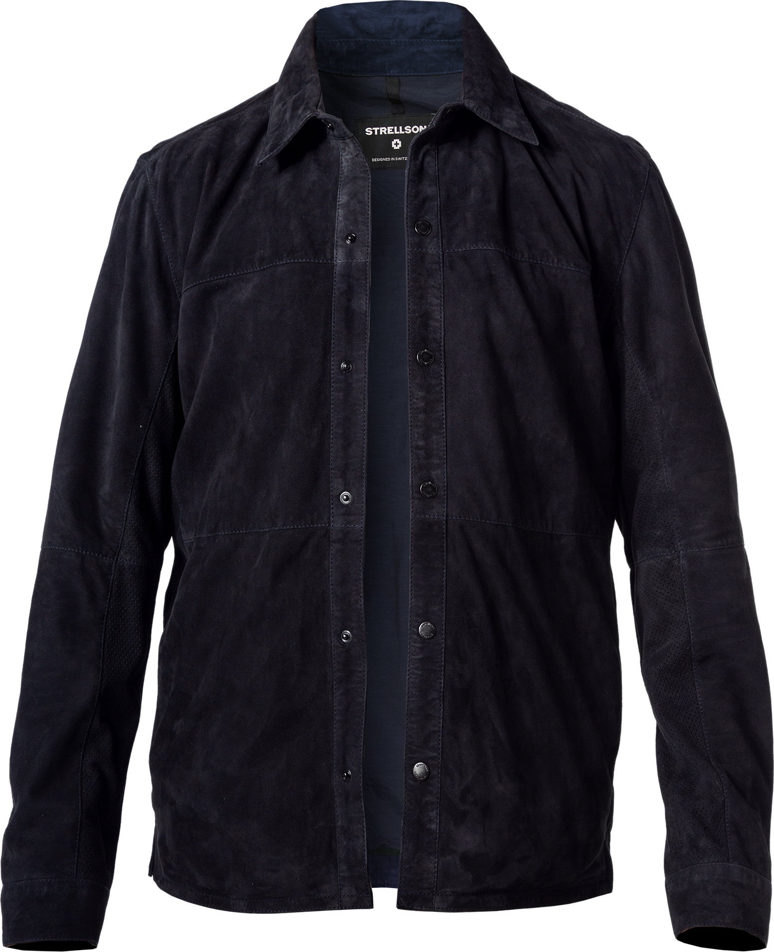 Strellson Herren Overshirt blau unifarben