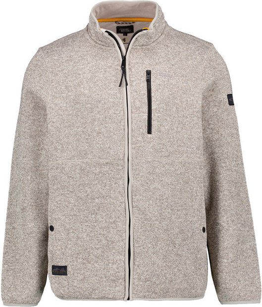 Thumbnail - camel active Herren Fleecejacke beige unifarben