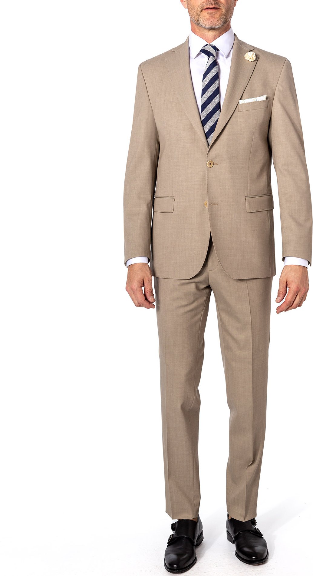Thumbnail - Carl Gross Herren Anzug beige