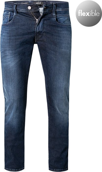 Replay Herren Jeans blau Slim Fit