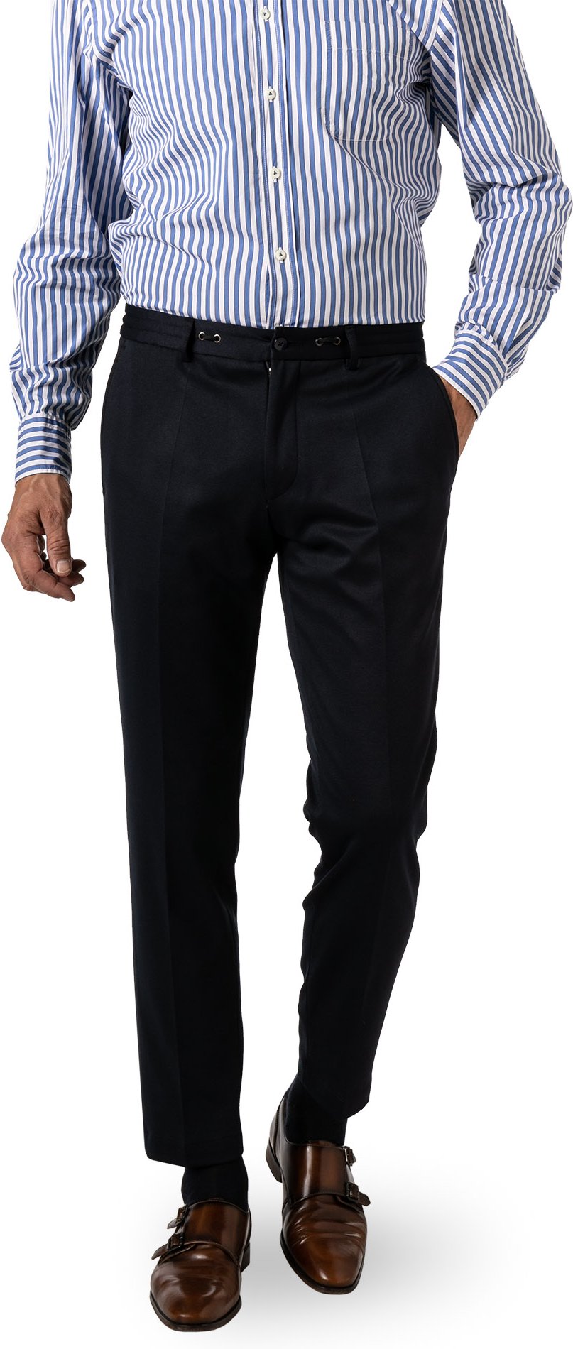 Thumbnail - ROY ROBSON Herren Hose blau Slim Fit