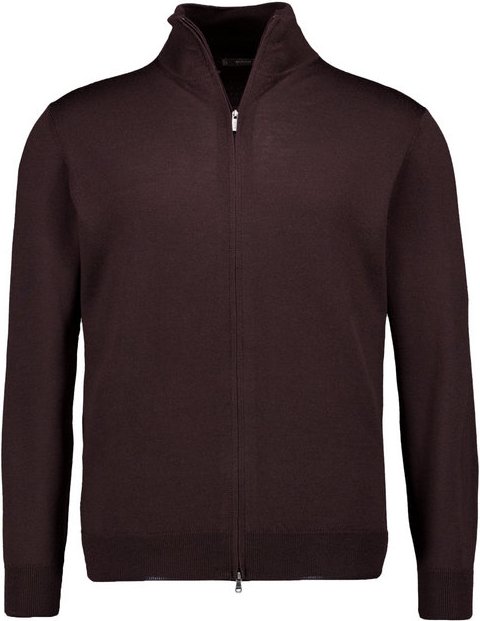 BOGGI MILANO Herren Pullover braun unifarben