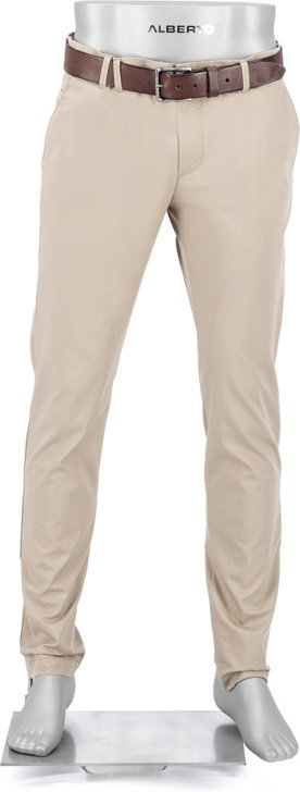 Alberto Golf Herren Golfhose beige Slim Fit