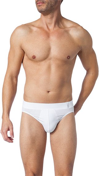 Schiesser Herren Rio-Slip weiß Viskose/Modal unifarben