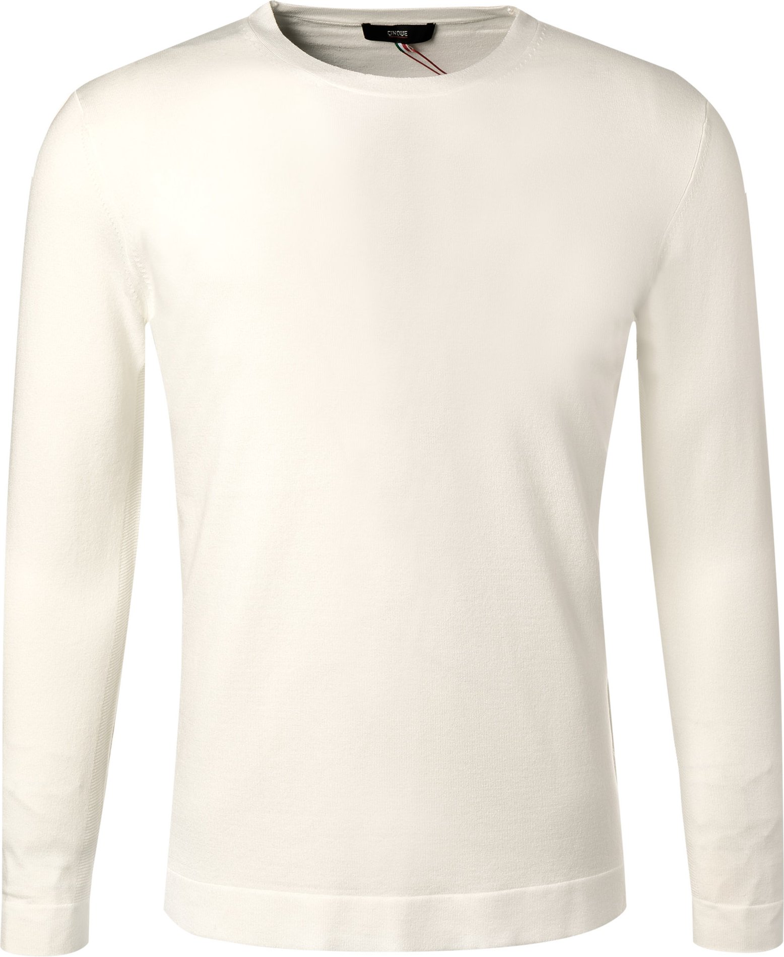 Thumbnail - CINQUE Herren Pullover weiß unifarben