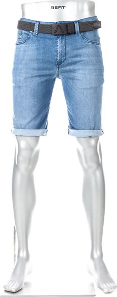Alberto Herren Jeansshorts blau