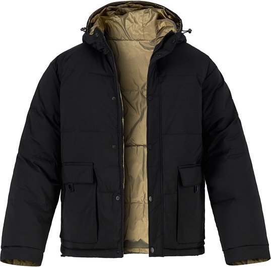 KARL LAGERFELD Herren Steppjacke schwarz unifarben