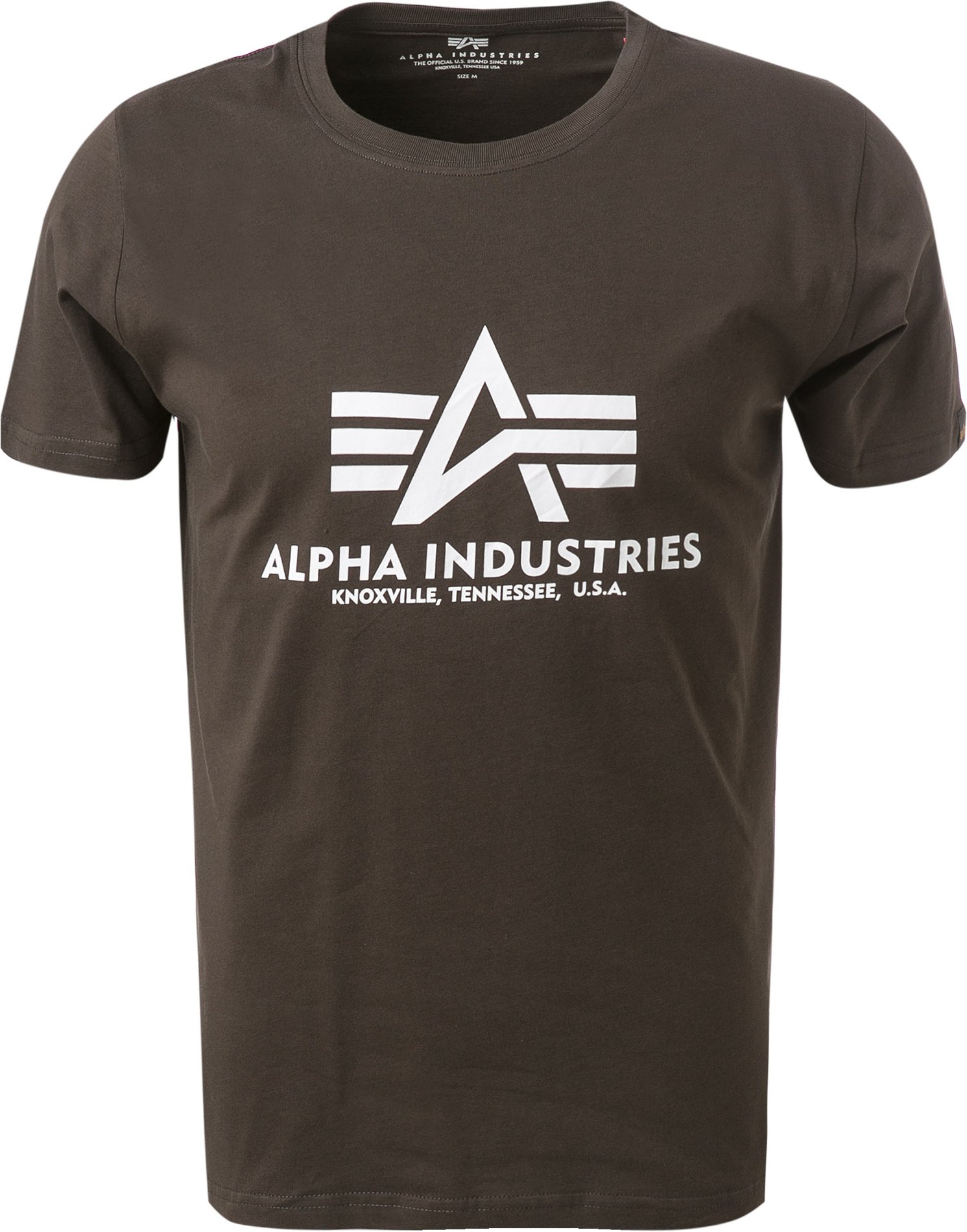 ALPHA INDUSTRIES Herren T-Shirt grün