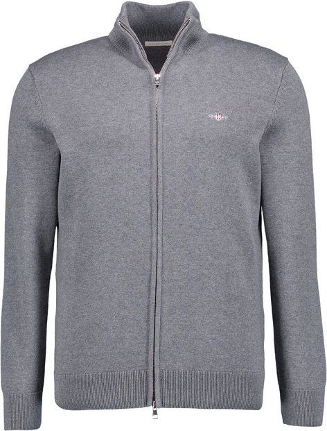 Gant Herren Cardigan grau unifarben