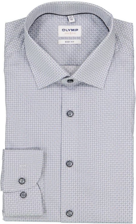 Thumbnail - OLYMP Herren Hemden grau gemustert