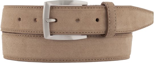 Thumbnail - Lindenmann Herren Gürtel braun Veloursleder