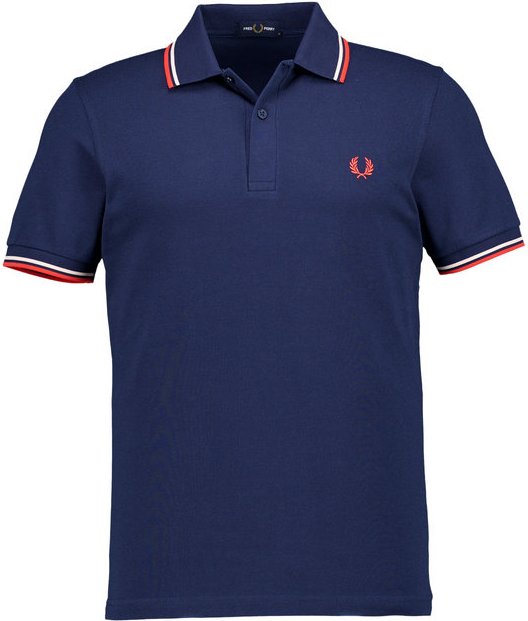 Fred Perry Herren Polo-Shirt blau