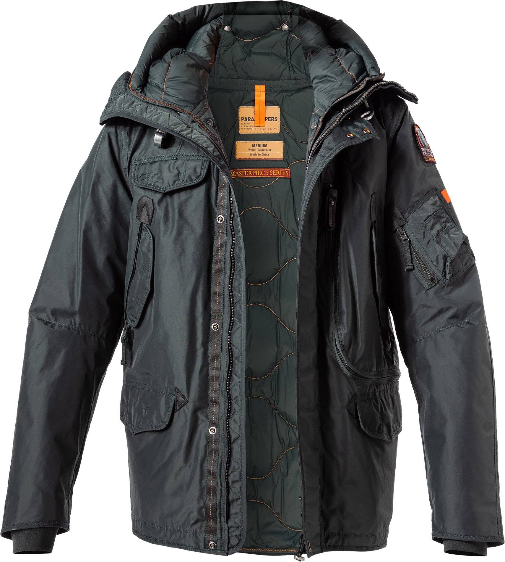 PARAJUMPERS Herren Daunenjacke grün unifarben