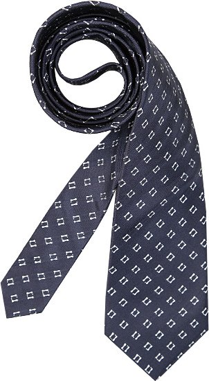 CERRUTI 1881 Herren Krawatte blau Gemustert