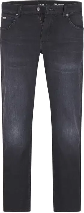 BOSS Black Herren Jeans schwarz Slim Fit