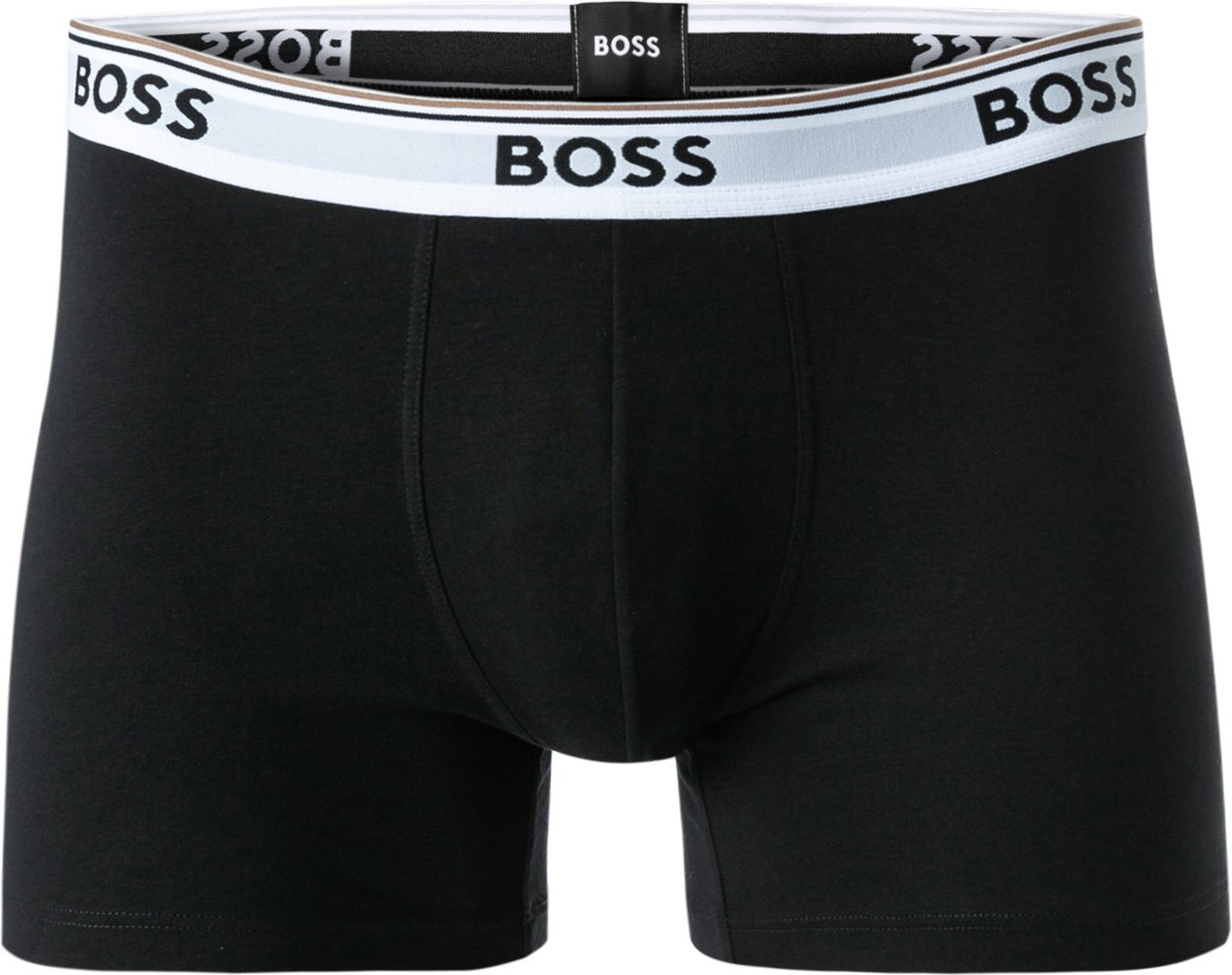BOSS Black Herren Trunks schwarz Baumwolle & Mix unifarben