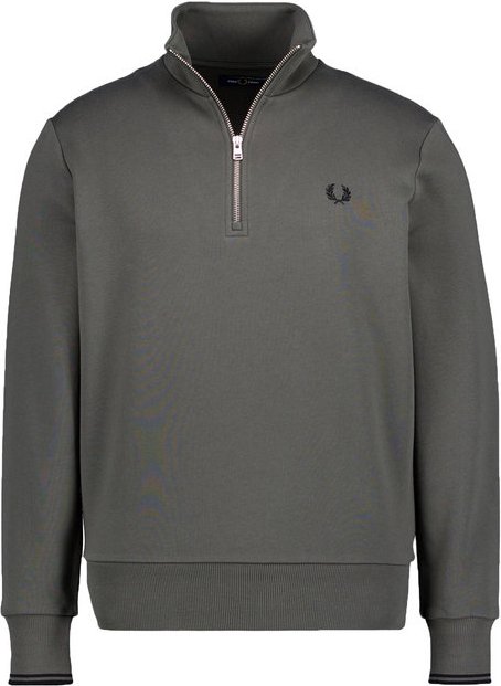 Fred Perry Herren Troyer grün unifarben
