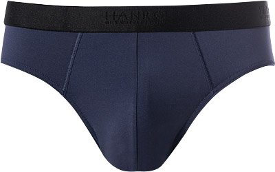 HANRO Herren Slip blau Mikrofaser/Funktion unifarben