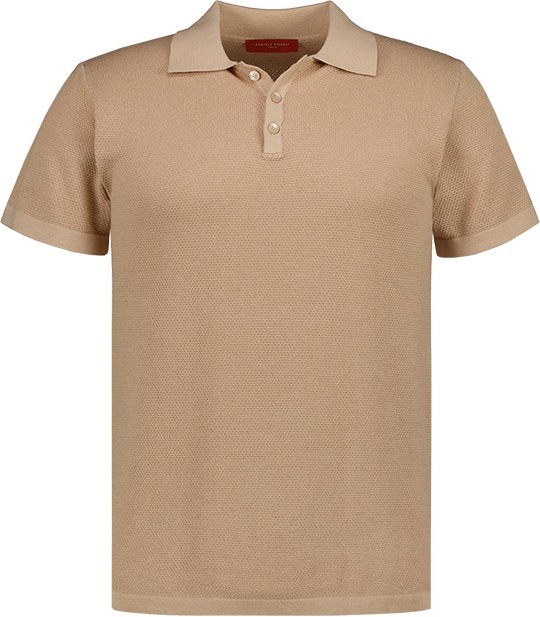 DANIELE FIESOLI Herren Polo-Shirt beige