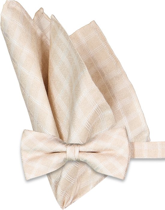 Thumbnail - OLYMP Herren Einstecktuch beige Gemustert,unifarben