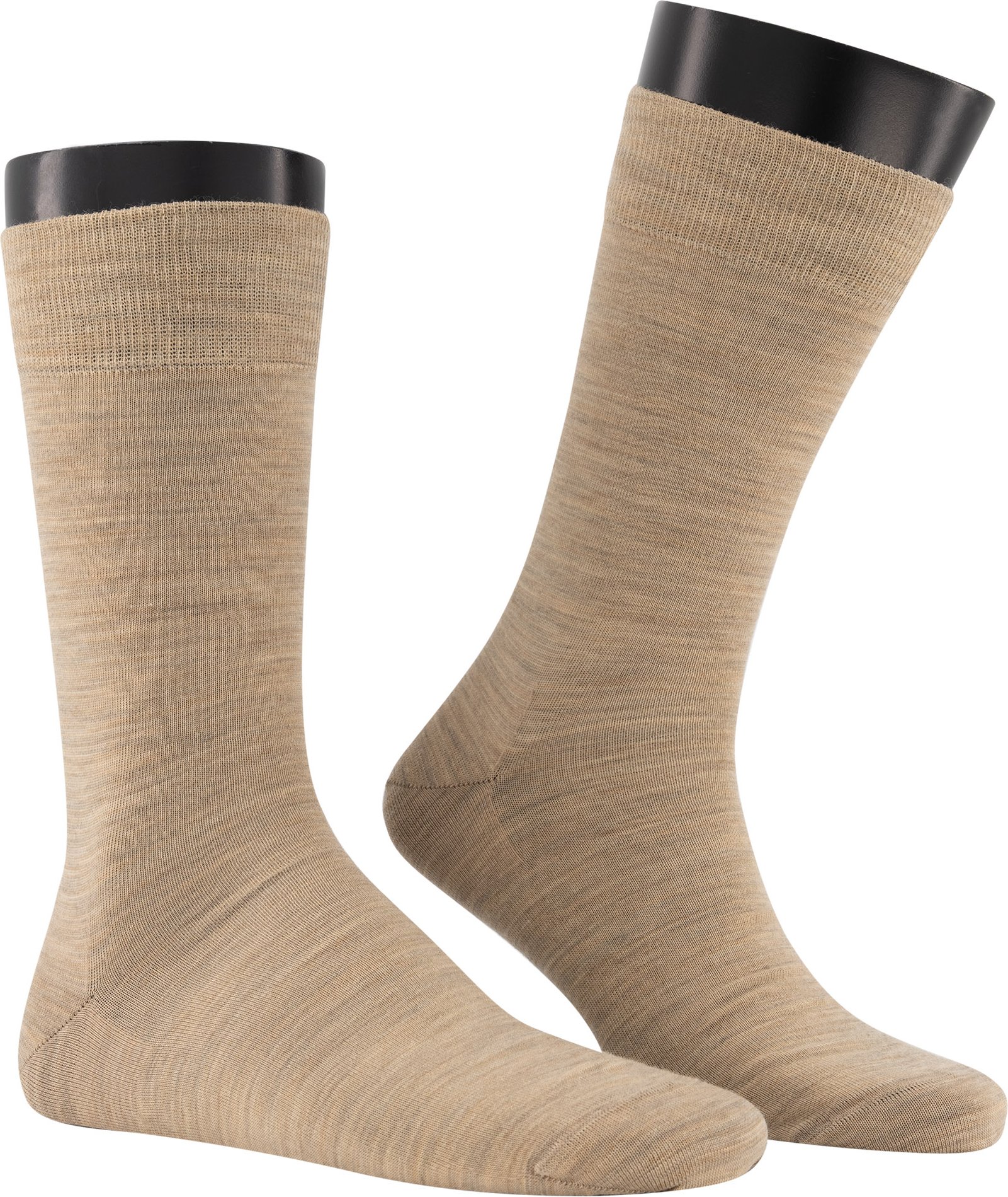 KUNERT Men Herren Socken beige Merinowolle unifarben