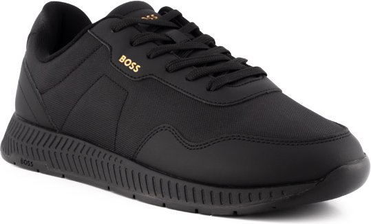 Thumbnail - BOSS Black Herren Sneaker schwarz Glattleder