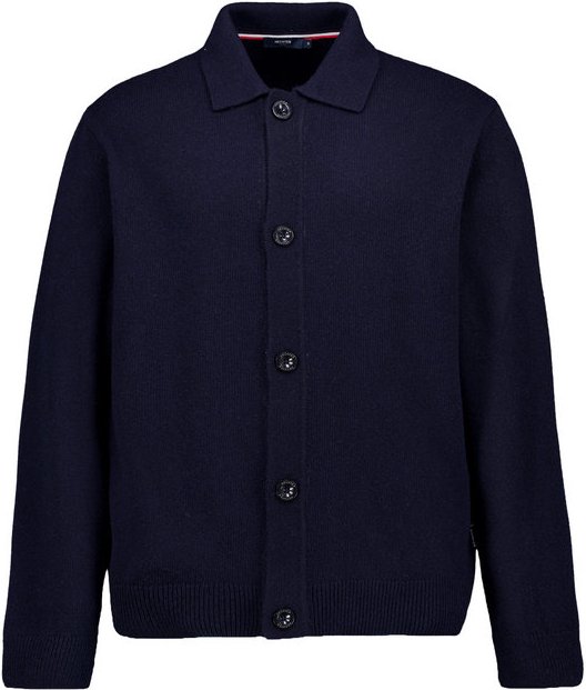 Thumbnail - HECHTER PARIS Herren Cardigan blau unifarben