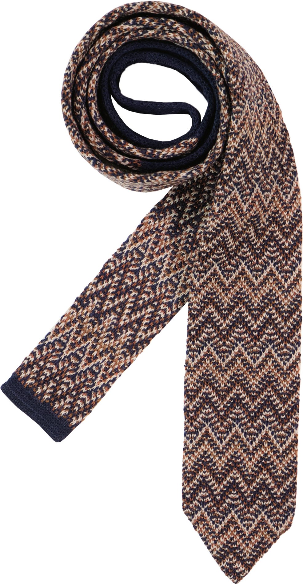 MISSONI Herren Krawatte braun Gemustert