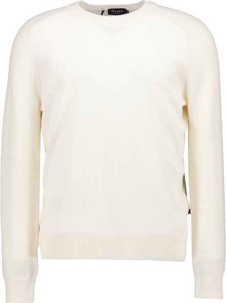 MAERZ Muenchen Herren Pullover weiß unifarben