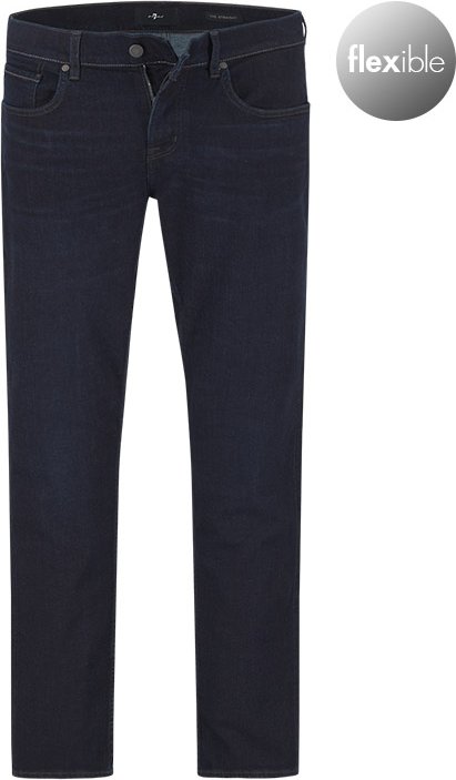 Thumbnail - 7 for all mankind Herren Jeans blau Straight Fit
