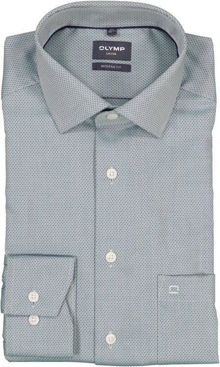 Thumbnail - OLYMP Herren Hemd grün