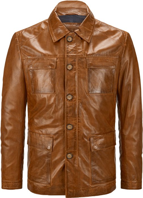 MILESTONE Herren Jacken braun, cognac