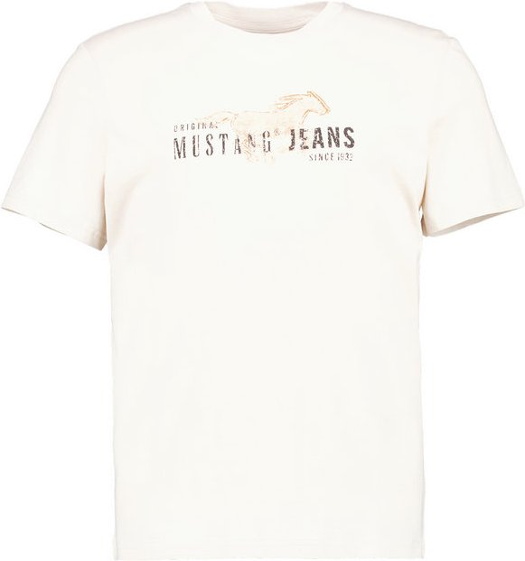 MUSTANG Herren T-Shirt beige